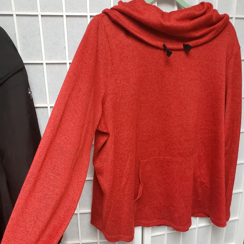 Red women sweater 2x